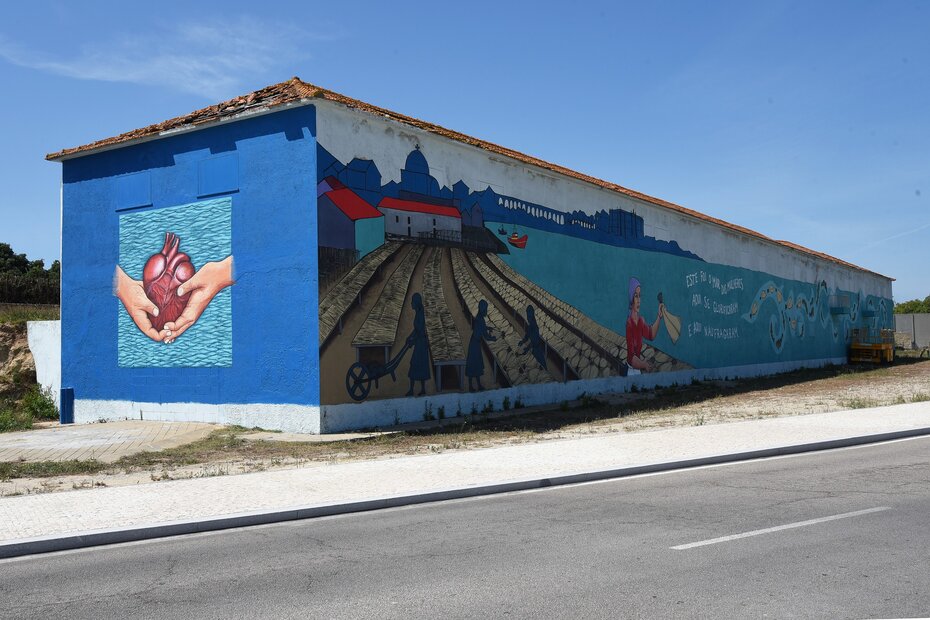 AMVC 154738 Isabel Lhano-Pintura mural_antiga Seca do  bacalhau